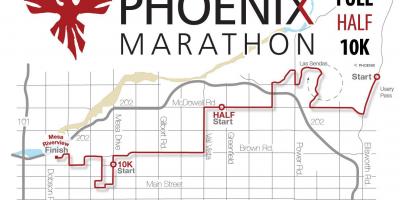 નકશો ફોનિક્સ maraton